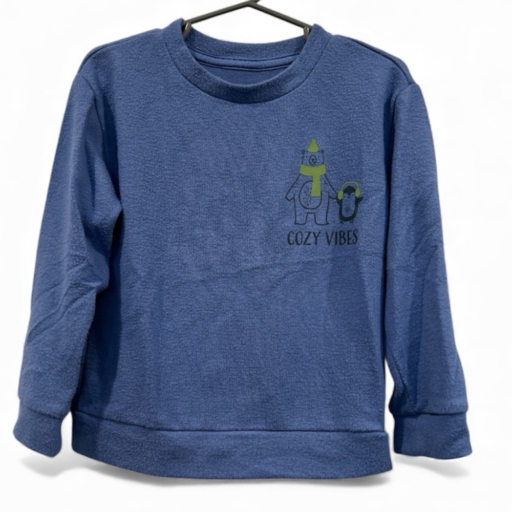 Wonder Nation Cozy Vibes Blue Sweatshirt